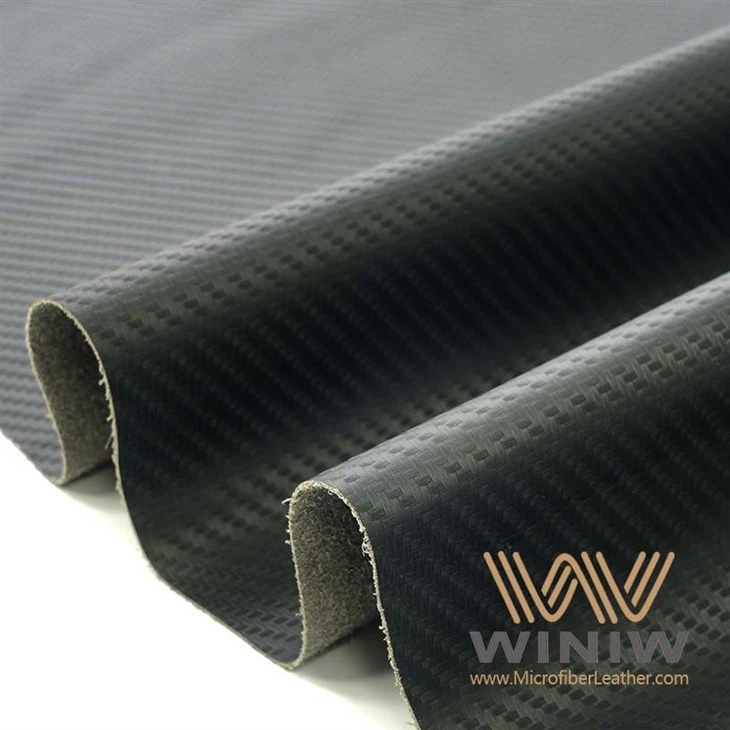 Carbon Fiber Synthetic PU Material Faux Leather For Seat Covers