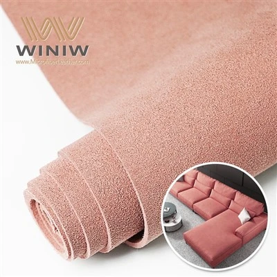 Ábhar Sintéiseach Suede Ultrasuede Micrimhilseogra Snáithín tolg Leathar